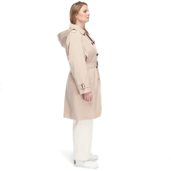 LONDON FOG— double breasted trench coat - Picture 2 of 5